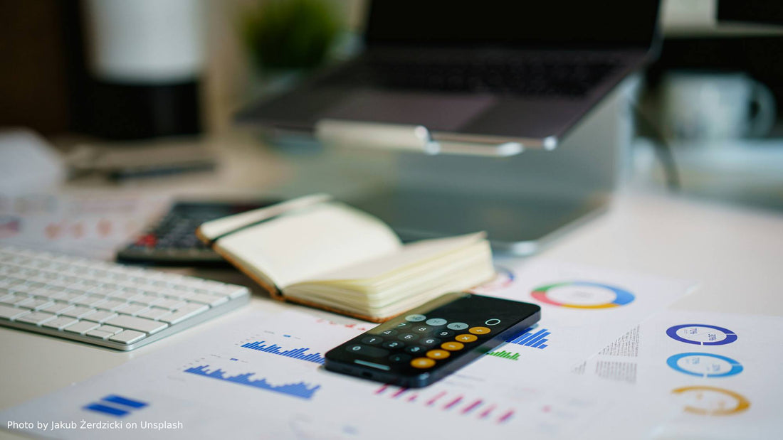 Computer and calculator with graphs printed