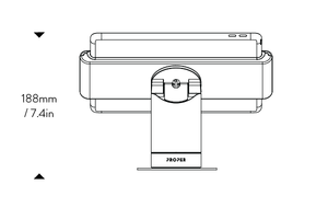 Studio Proper Powered Stand Swivel- 10.2"