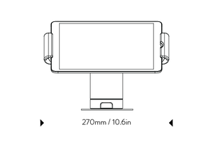 Studio Proper Powered Stand Swivel- 10.2"